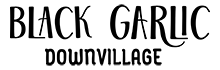 Black garlic downvillage logo